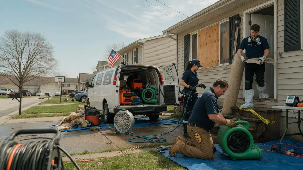 Water Damage Restoration in Hartsville, IN near me
